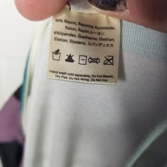 Mara Hoffman colorblock geometric swing sleeveless dress - Picture 6 of 8